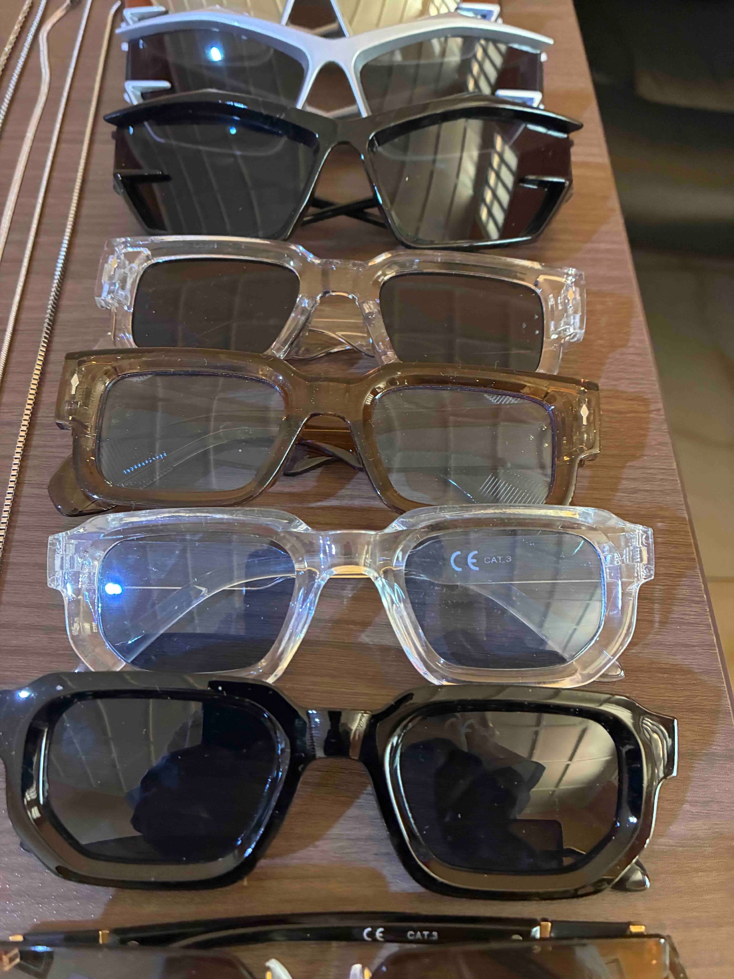 Lunettes acétate carrées