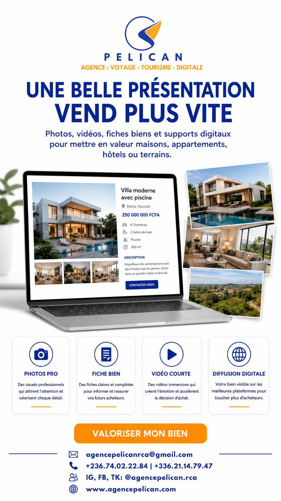 Visuel Pélican pour la valorisation de biens immobiliers