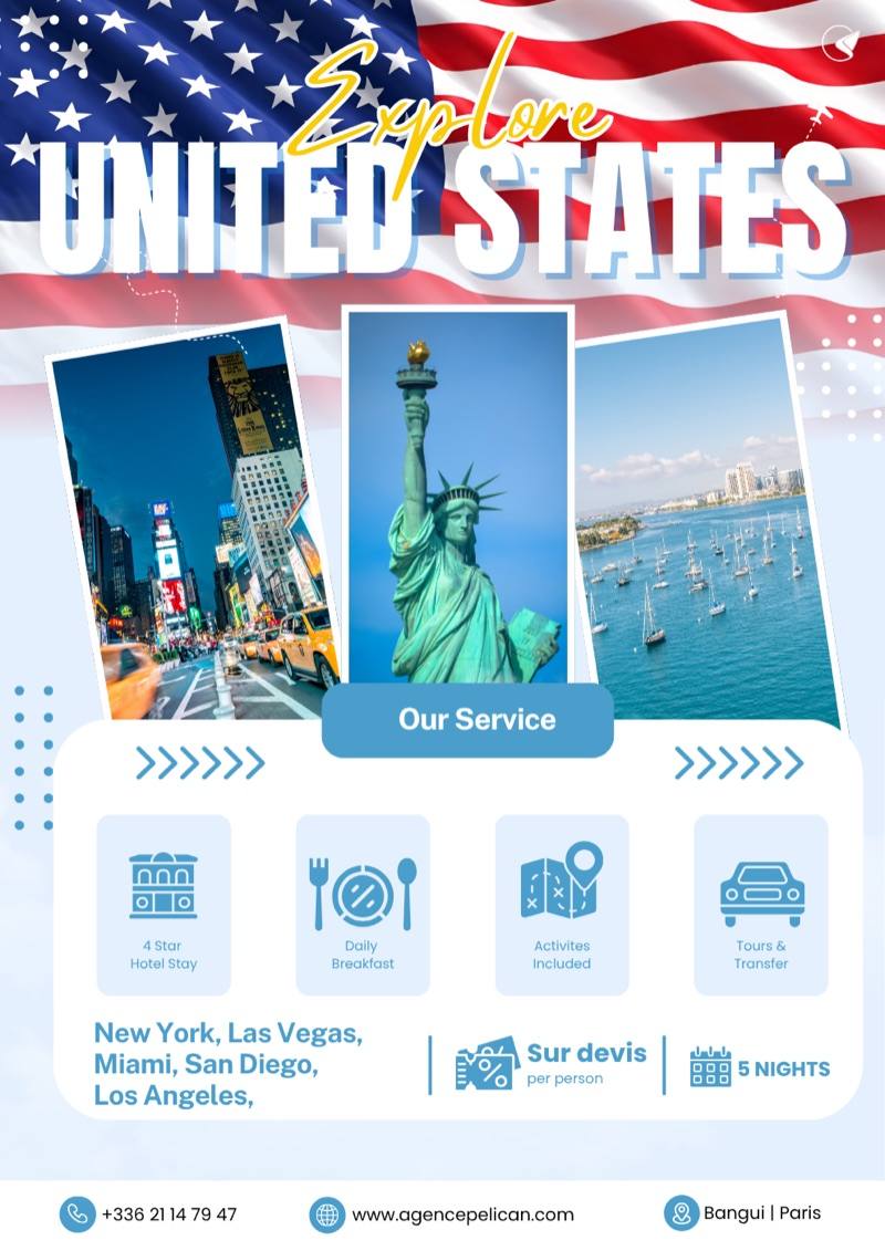 Explore United States — formule voyage Pélican