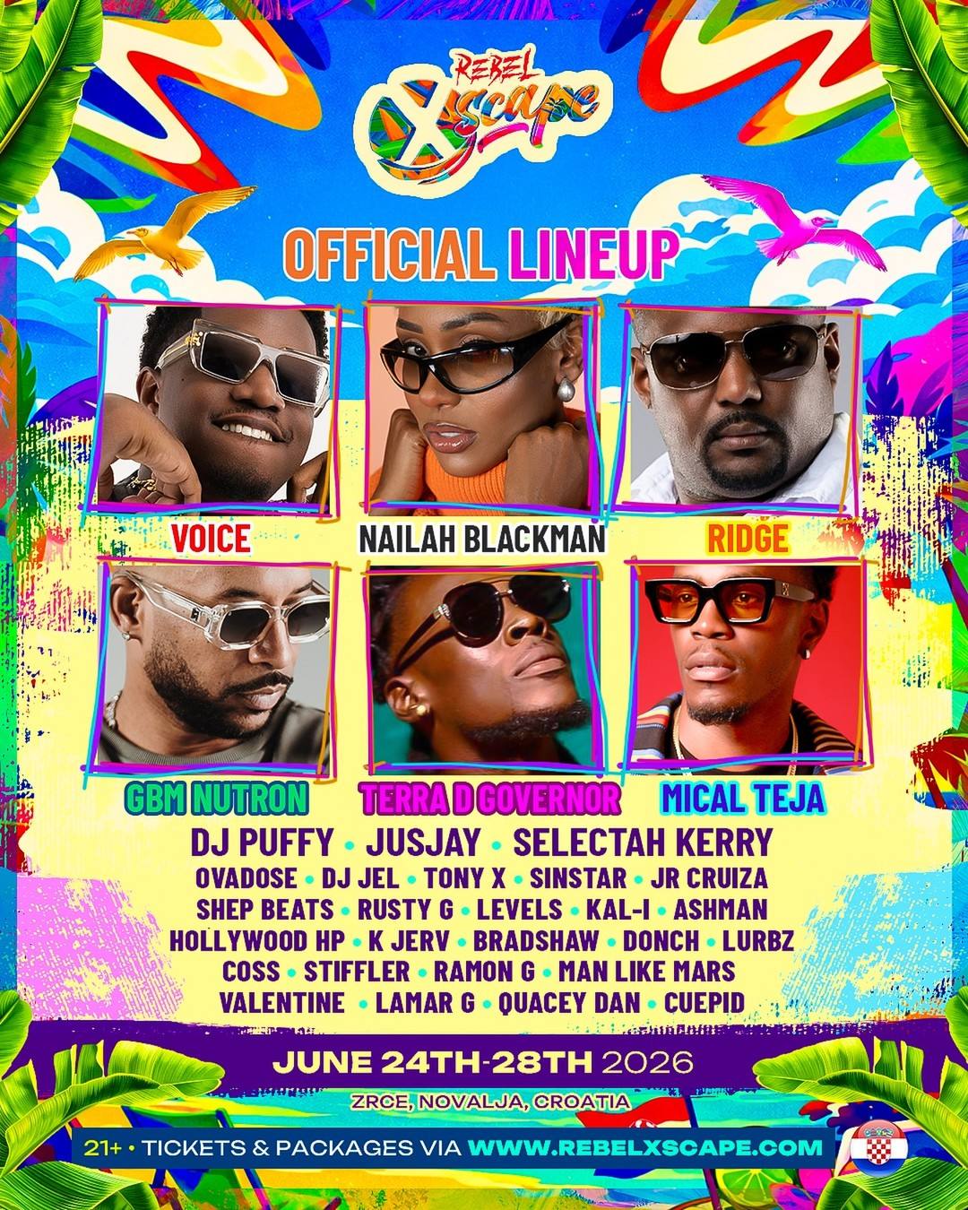 Affiche Rebel Xscape Croatia