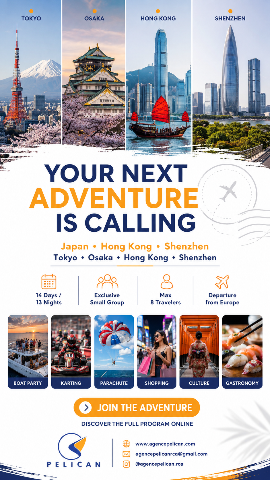 Asian Tour — affiche officielle du séjour