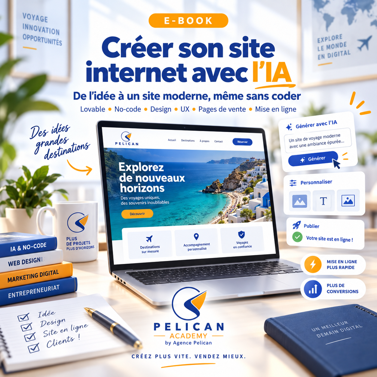 Couverture — Créer son site internet avec l’IA
