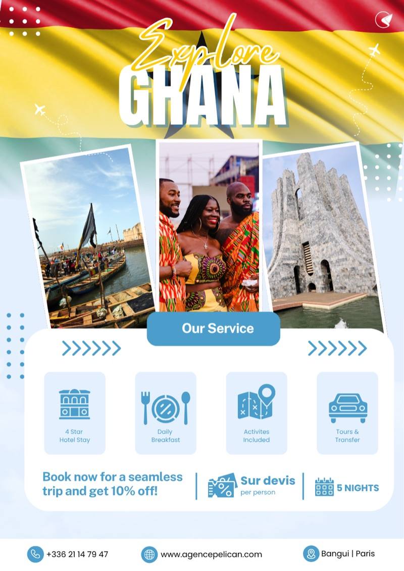 Explore Ghana — formule voyage Pélican