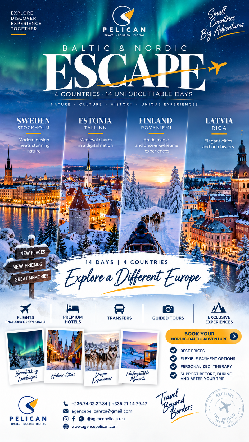 Baltic & Nordic Escape — affiche officielle du séjour