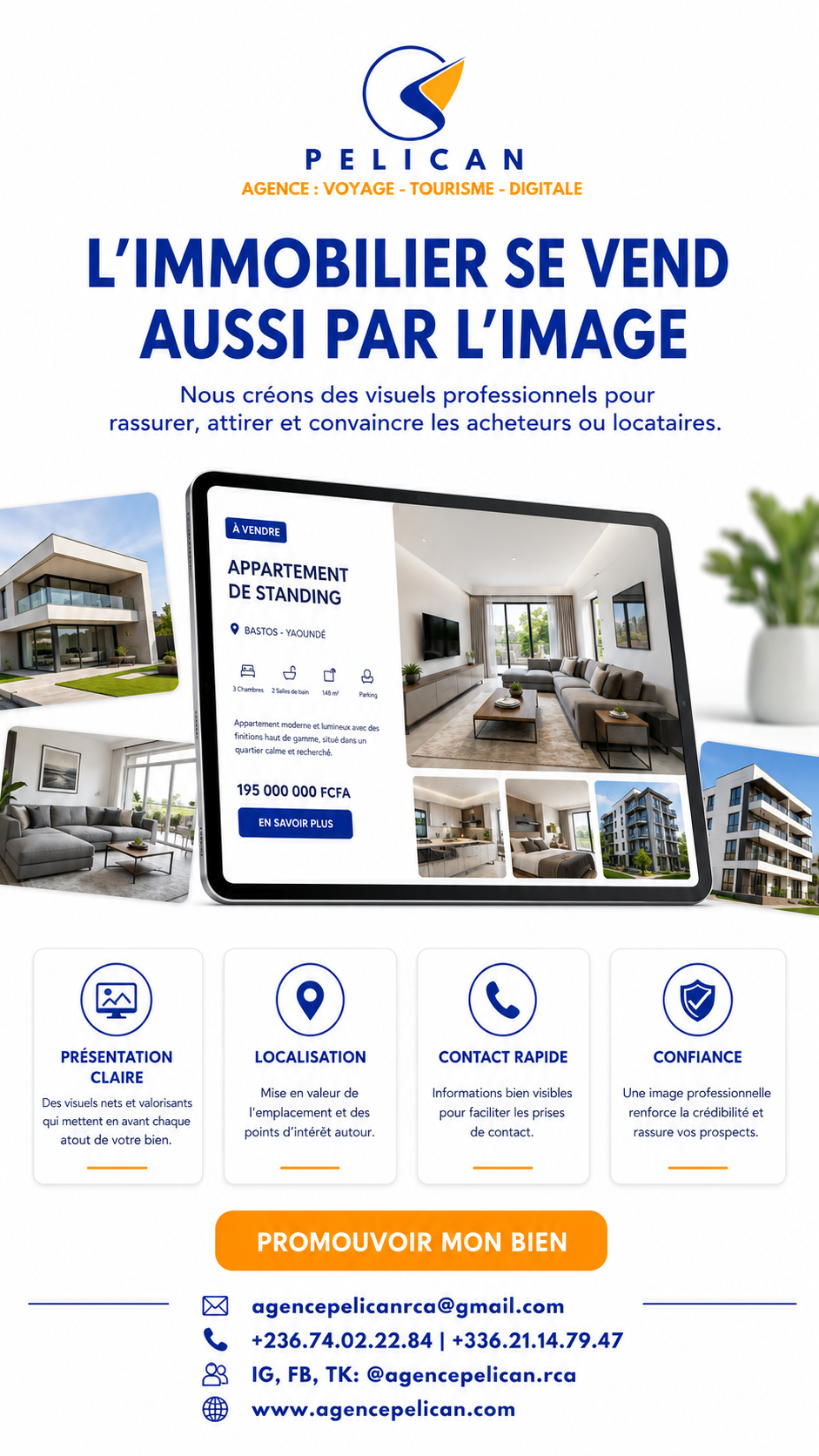Visuel Pélican pour la présentation immobilière