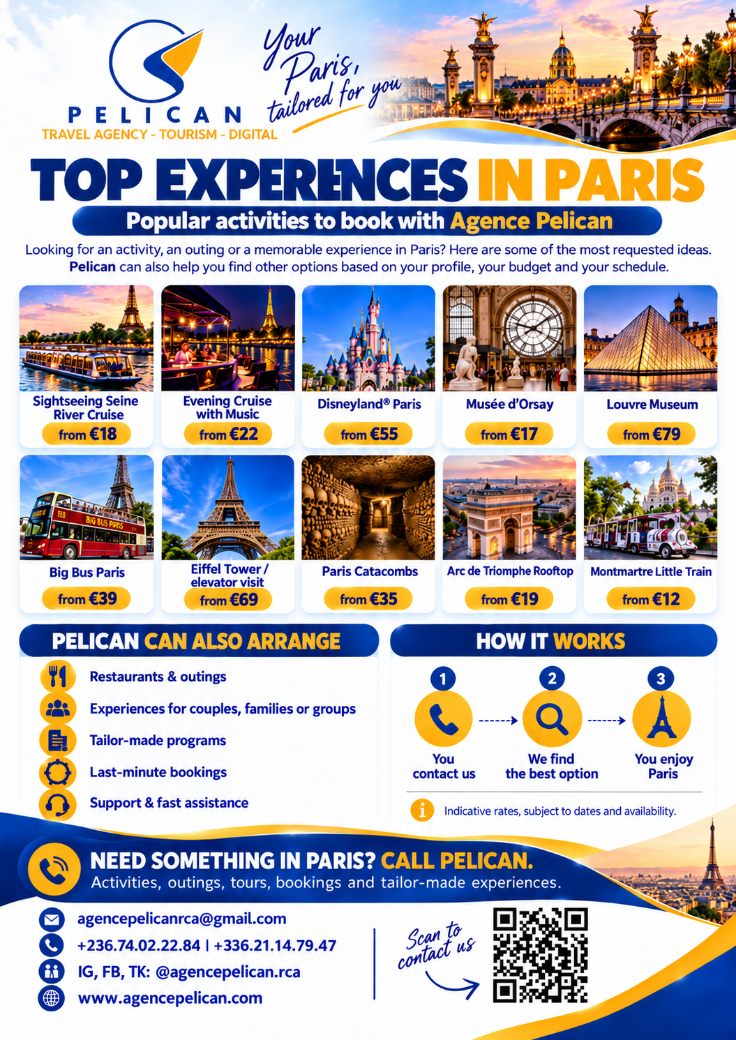 Agence Pélican — expériences à Paris