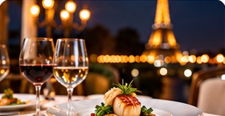 Dîner vue Tour Eiffel
