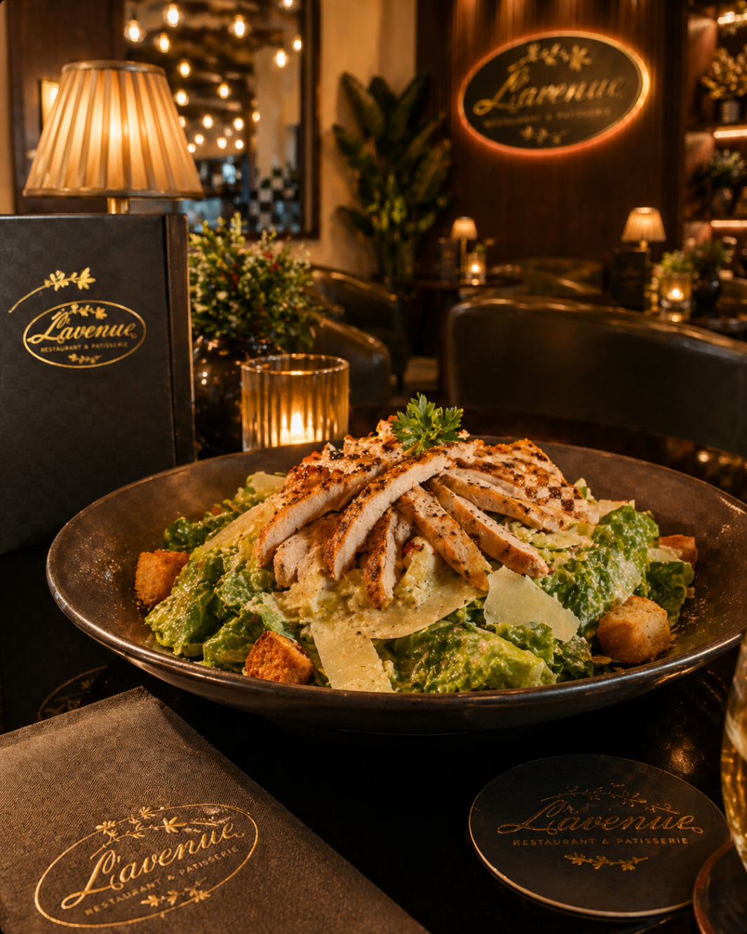 Plat signature de L'Avenue