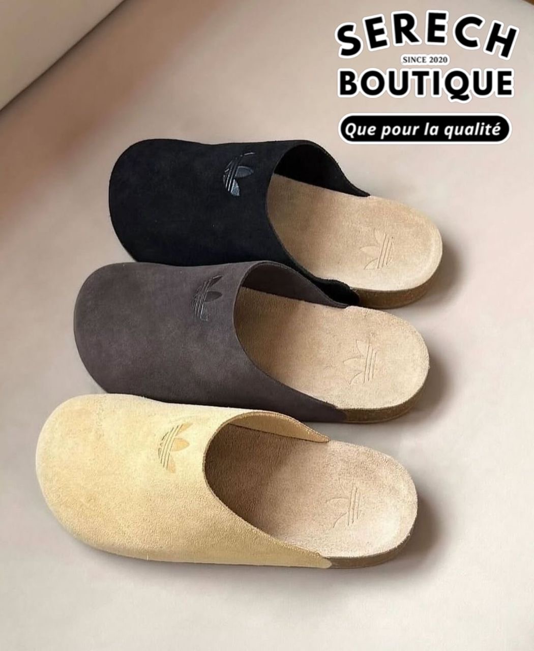 Mules Adidas Originals en suède