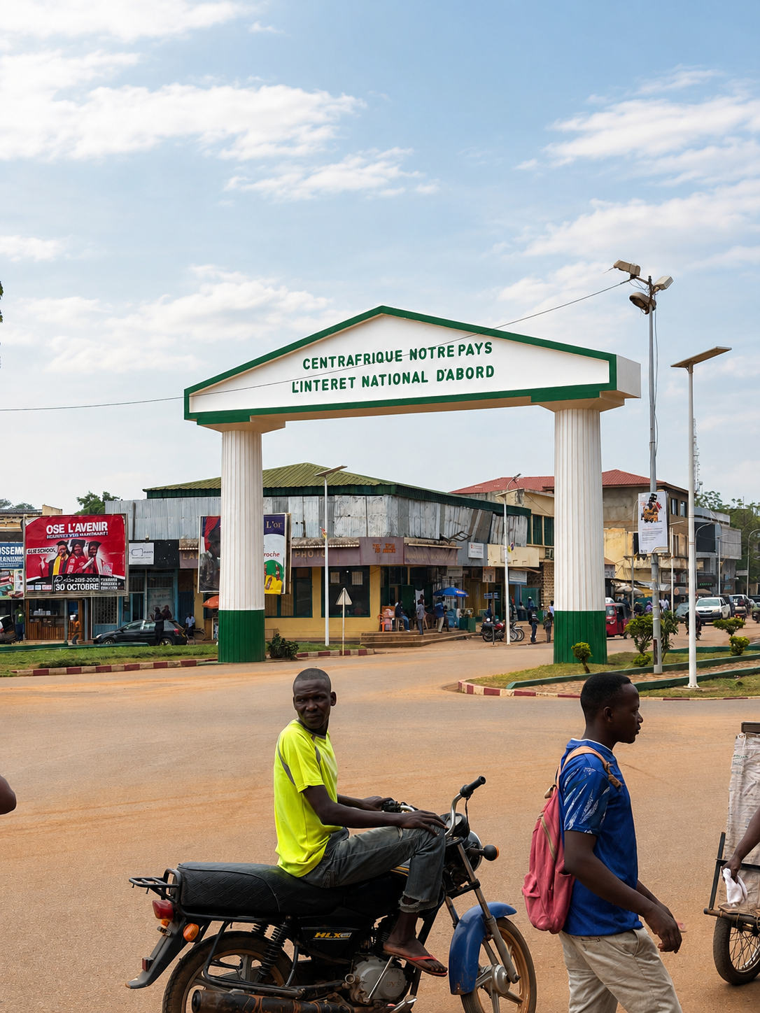 Entrée monumentale de Bangui