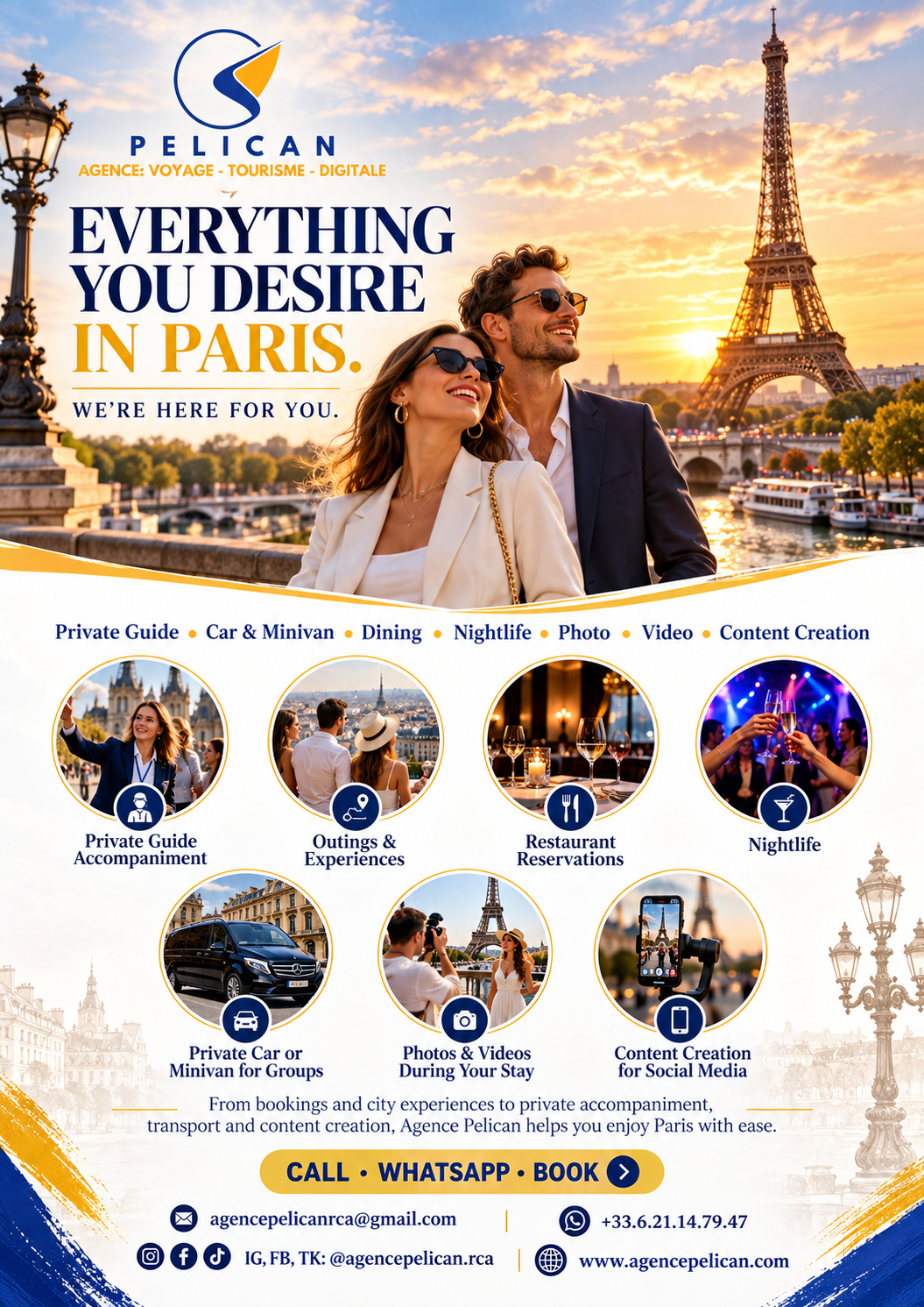 Agence Pélican — expériences à Paris