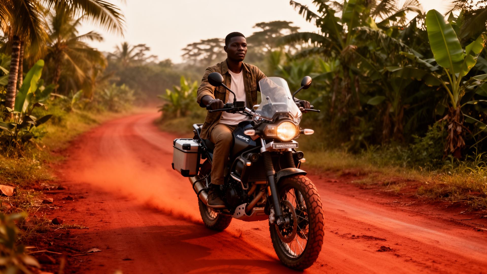 Moto à Bangui