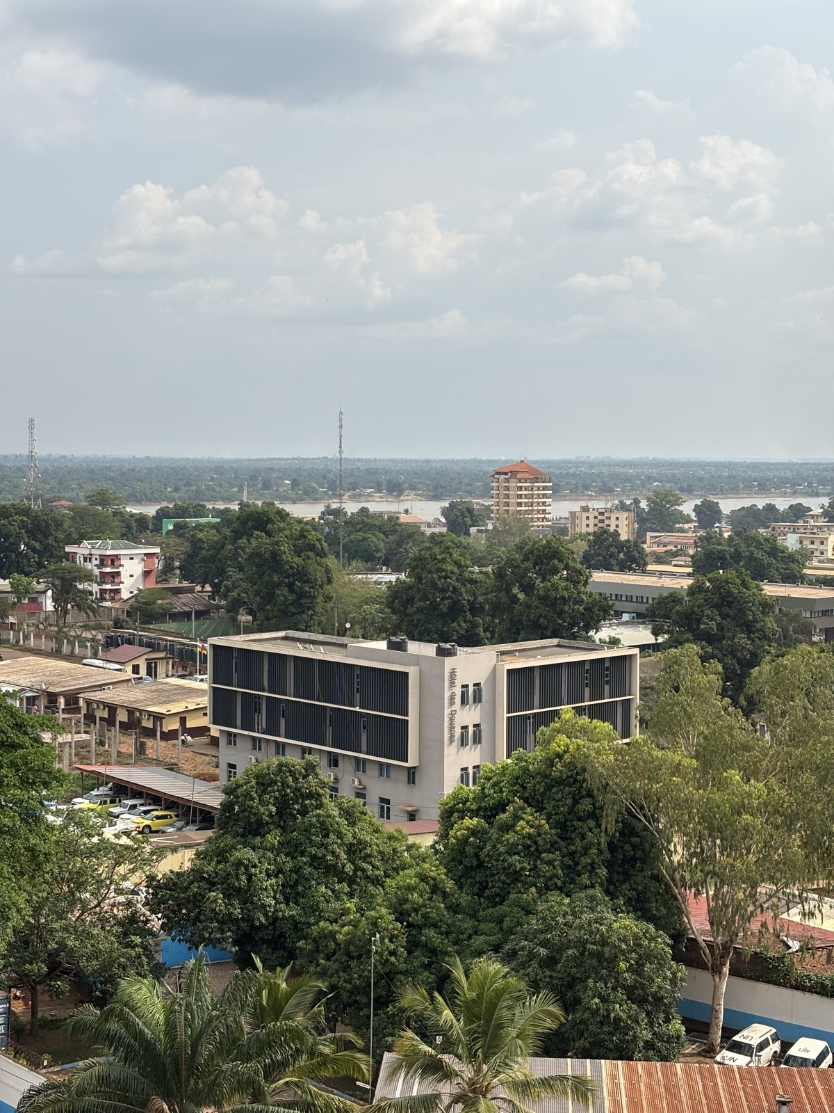 Vue de Bangui pour illustrer les partenariats territoriaux