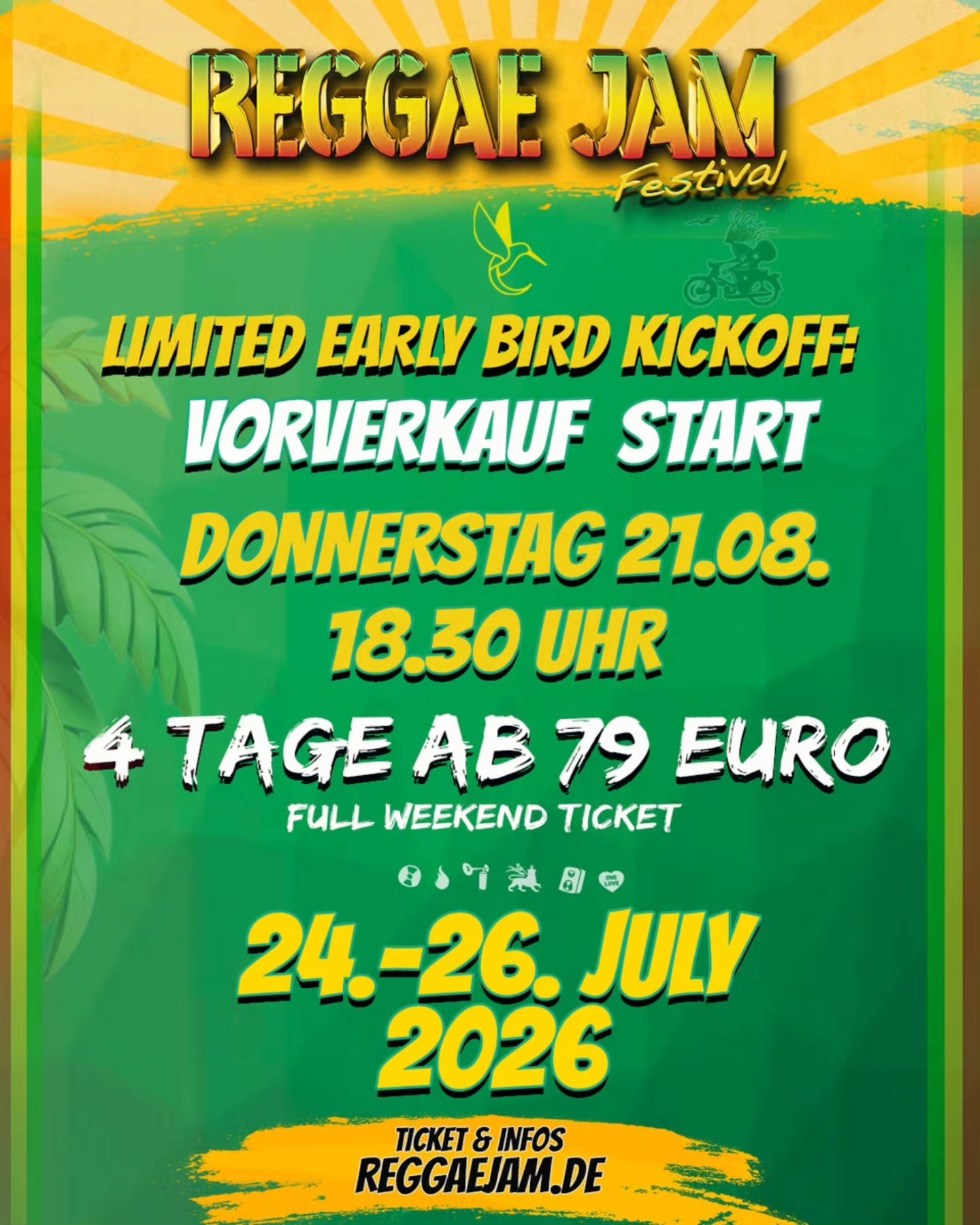 Reggae Jam Festival 2026